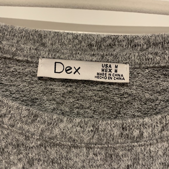 Dex brand grey and “bedazzled” sweater. Size Medium. - Picture 4 of 6